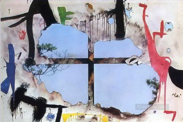Lienzo quemado I Joan Miró Pinturas al óleo